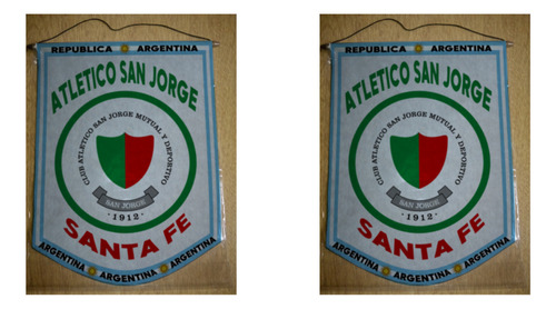 Banderin Grande 40cm Atletico San Jorge