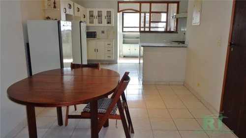 Imagem 10 de 13 de Apartamento Na Praia, Beira Mar, Vista Para O Mar, Área De Lazer, 3 Dormitórios Sendo 1 Suíte, 2 Vagas De Garagem, Astúrias, Guarujá. - Ap1522