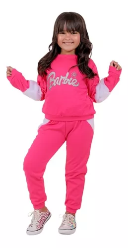 kit 3 peças de roupa de Barbie Para o Frio De Calça Casaco e Top