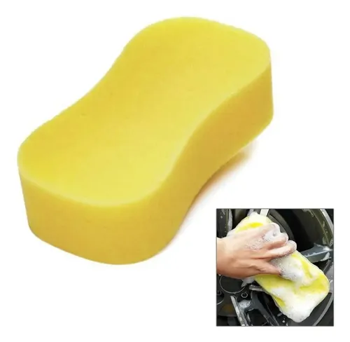 SONAX Multi Esponja 2 En 1 Para Coche: Lado Suave Para Lavar Y Lado Rugoso Para Insectos (Pack 2 Unidades)