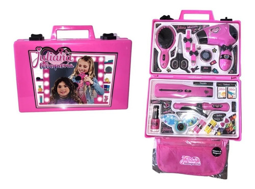 Valija Juliana Set Peluqueria Grande Secador Con Accesorios