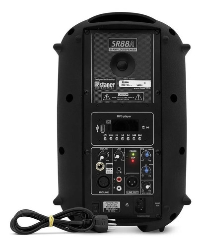 Imagem 2 de 2 de Caixa Acústica Ativa Staner Sr-88a 8 85w Rms Oferta