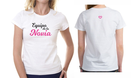 Camiseta Playera Mujer Team Bride Equipo De La Novia