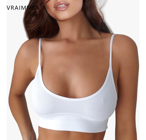 Sujetador Con Espalda Baja, Sujetador Cómodo, Para Mujer, Si