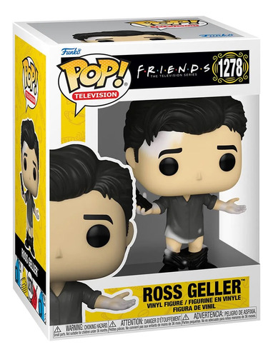 Funko Pop Ross Geller #1278 With Leather Pants. Friends