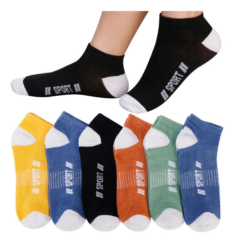 10 Pares De Calcetines Deportivos Transpirables Para Hombre