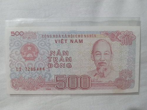 Billete De Viet Nan 500 Dong