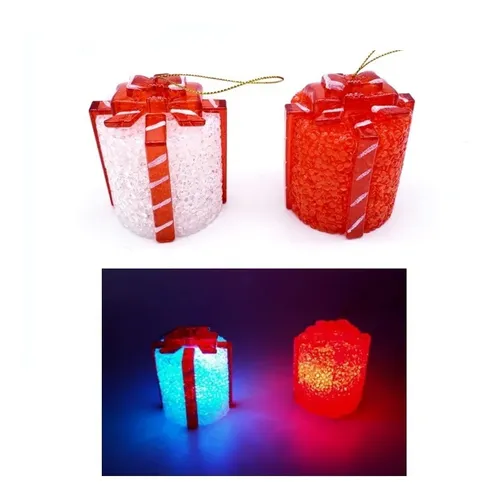 Kit 4 Caixa Presente Led Natal Enfeite Arvore Pisca Pisca Kit 4 Caixa Presente Led Natal Enfeite Arvore Pisca Pisca