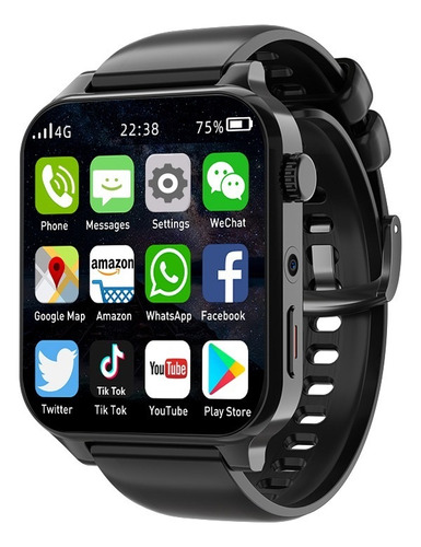 Smart Watch4g,llamada,gps,wifi,cámara Dual,app Instalad 4+64