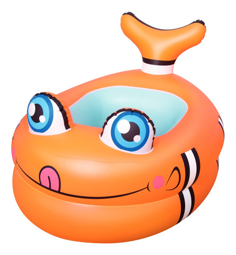 Pileta inflable ovalada Bestway 51125 30L naranja