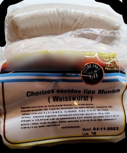 Chorizos Tipo Munich Schreiber X 2