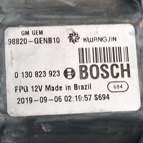 Máquina Vidro Traseiro Esquerdo Gm Onix 1.0 Turbo 2020