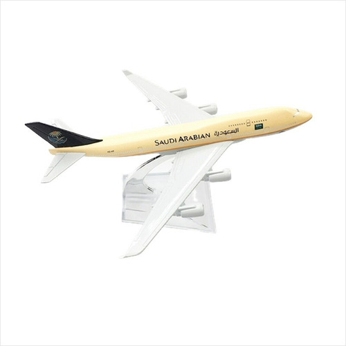  Boeing 747 Avión De Saudi Arabian, Esc 1:500, 100% Metal