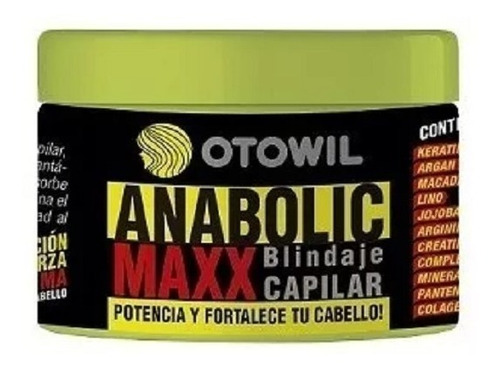 Otowil Anabolic Maxx Mascara Capilar - Potencia - 250g