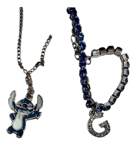 Colgante Collar Disney Stitch Original Pack 2x1 Accesorios
