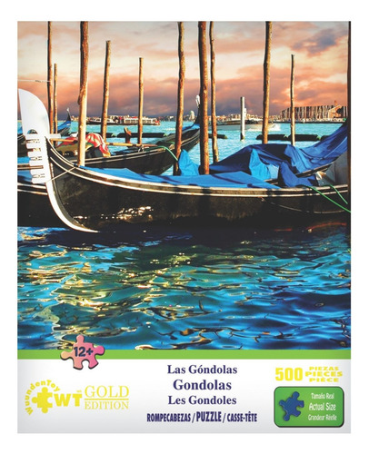 Rompecabezas Wuundentoy Gold Edition 500 Pzs Las Gondolas