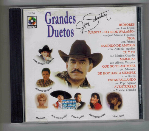 Cd Joan Sebastian Grandes Duetos