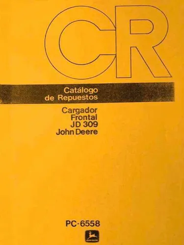 comprar Manual De Repuestos Tractor John Deere 309 Cargador Frontal