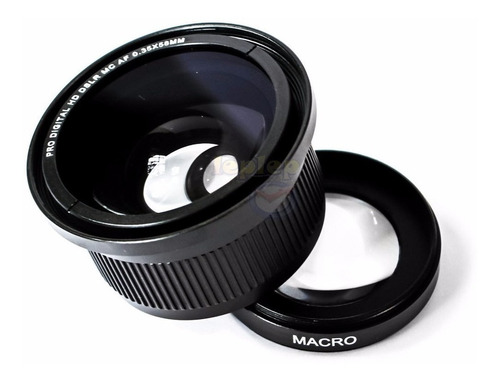 Fisheye Olho De Peixe 58mm Canon 70d 80d T7i T6i T5i T4i T3i