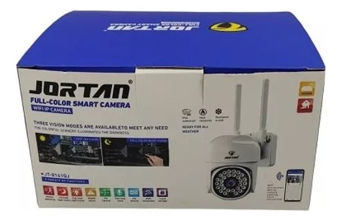Camera Segurança Wifi 360 Graus Prova D'água Jortan Hd