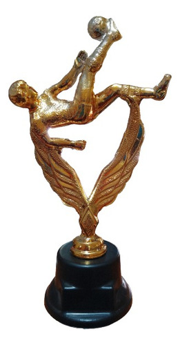 Trofeo Chilena Alada / Oro / 16cm / Futbol / Todos Los Dxt