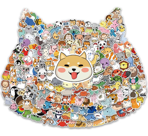 200 Pcs Pegatinas Lindas De Animales Pegatinas De Vinilo Bot