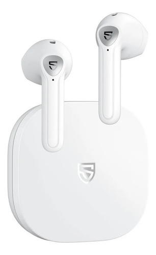 Imagen 2 de 11 de Auriculares in-ear gamer inalámbricos Soundpeats TWS TrueAir 2 white con luz LED