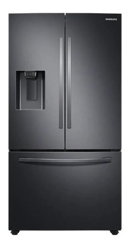 Imagen 1 de 4 de Heladera inverter no frost Samsung French Door RF27T5201 negra con freezer 765L 220V