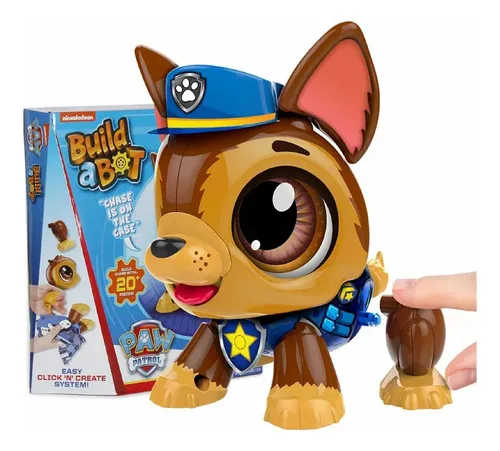 Build A Bot Muñeco Paw Patrol Robot Con Movimiento Chase