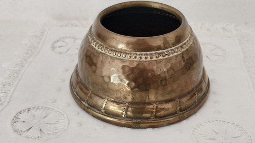 Recipiente De Bronce De Casco De Proyectil Dorado Oscuro (Usado)