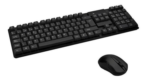 Kit Combo Teclado Mouse Inalambrico Wireless Usb Rf Tj-808