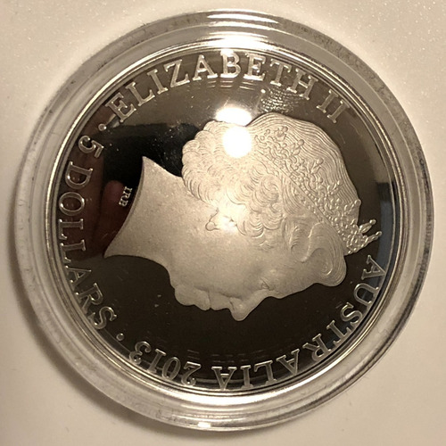 Aus1044 Australia Onza Plata Constelación Pavo 2013 Ayff (Usado)