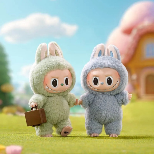 Fe 1 Pieza Genérica De Peluche De Monstruo Macarrón Labubu