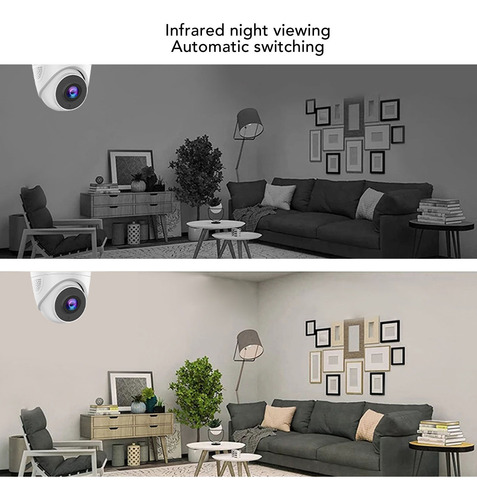 Cámara Vigilancia Horizontal 360° 90 Grados Angular Vertical Como Se Muestra