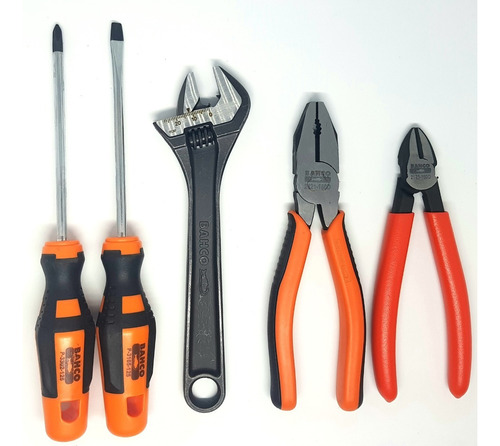 Kit Herramientas P/auto 5 Piezas + 1 Cartuchera Bahco A6