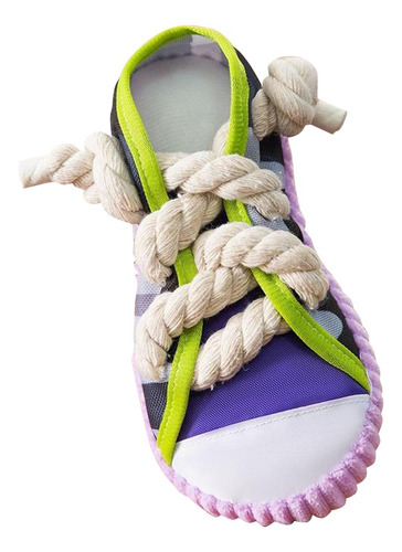 Juguete Para Morder Para Perros, Borde De Zapato Morado