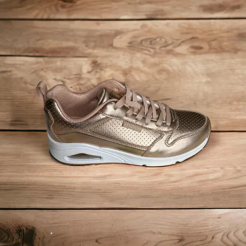 Gold skechers discount