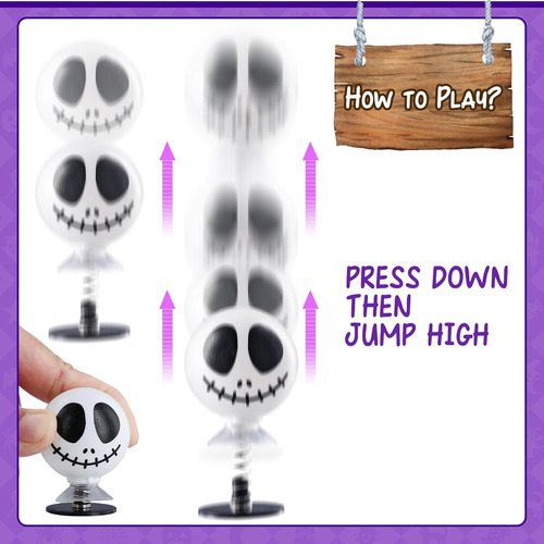 Juguetes De Salto Halloween Para Fiestas Y Rellenos De Piñat