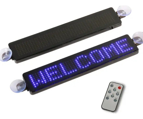 Aviso Led Programable Para Carro Texto Publicitario   