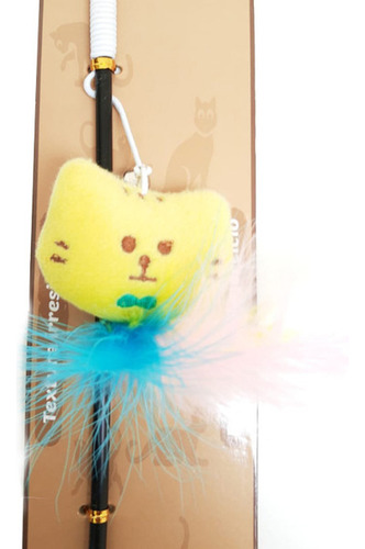 Juguete Varilla Para Gatos Cascabeles Con Plumas