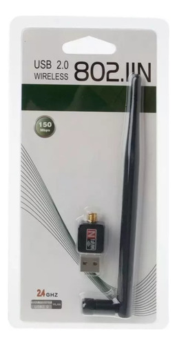 Adaptador Antena Wifi Usb Tarjeta De Red Inalámbrica 300mbps