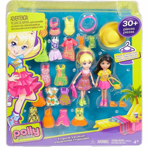 Boneca Polly Pocket E Crissy - Férias Tropicais - Mattel