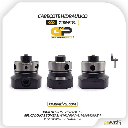 Cabeçote Hidráulico Colheitadeira S350 6068t L52 - 7185-919l