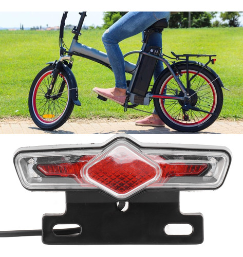 Luz Trasera Eléctrica Para Bicicleta, 36 V, 60 V, Señal De G