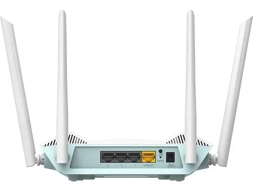 D-Link Eagle Pro AI WiFi 6 MESH Router de Internet - Malla Smart Roaming, Gigabit Dual Band, AX1500, Controles parentales, MU-MIMO, OFDMA, Optimizador de tráfico inalámbrico,