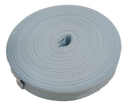 Cinta Bies De Algodon 20mm X 25mts Celeste Claro 35 Lisa