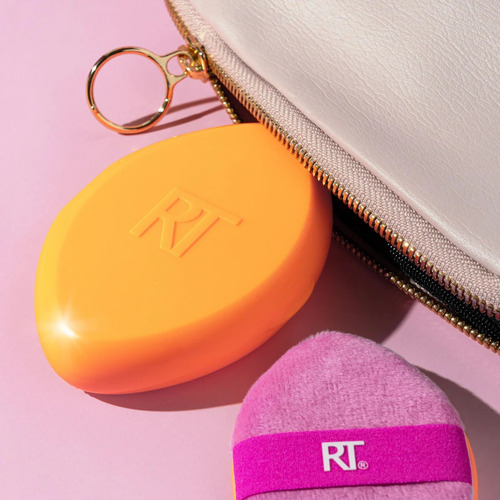 Miracle 2 In 1 Powder Puff + Travel Case Real Techniques