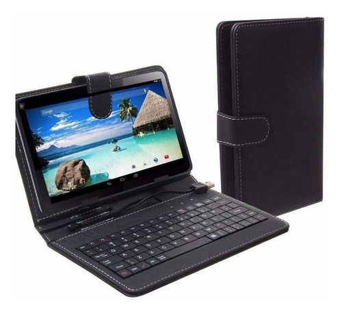 Imagen 1 de 3 de Funda Con Teclado Inalámbrico Para Tablet De 10'' Nkb-bt10