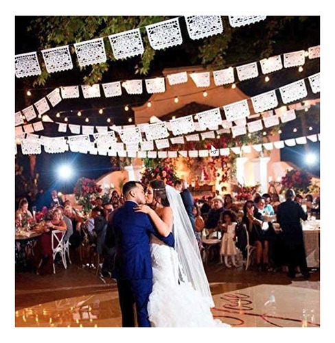 Imagen 5 de 6 de Olã Rico Pancarta De Plástico Mexicano De Papel Pica...