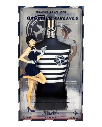 Perfume Le Male Airline 75ml Edt Hombre Jean Paul Gaultier